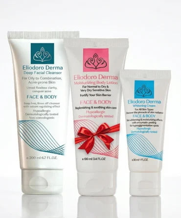 Cleansing Gel + Whitening Cream + Body Lotion FREE